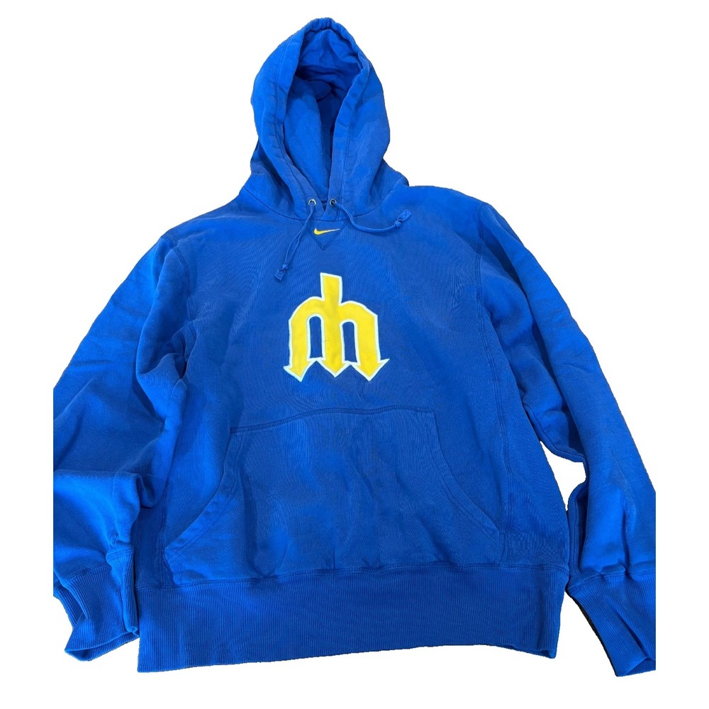 Seattle Mariners Nike Cooperstown Collection Logo Club Hoodie Men MLB original S